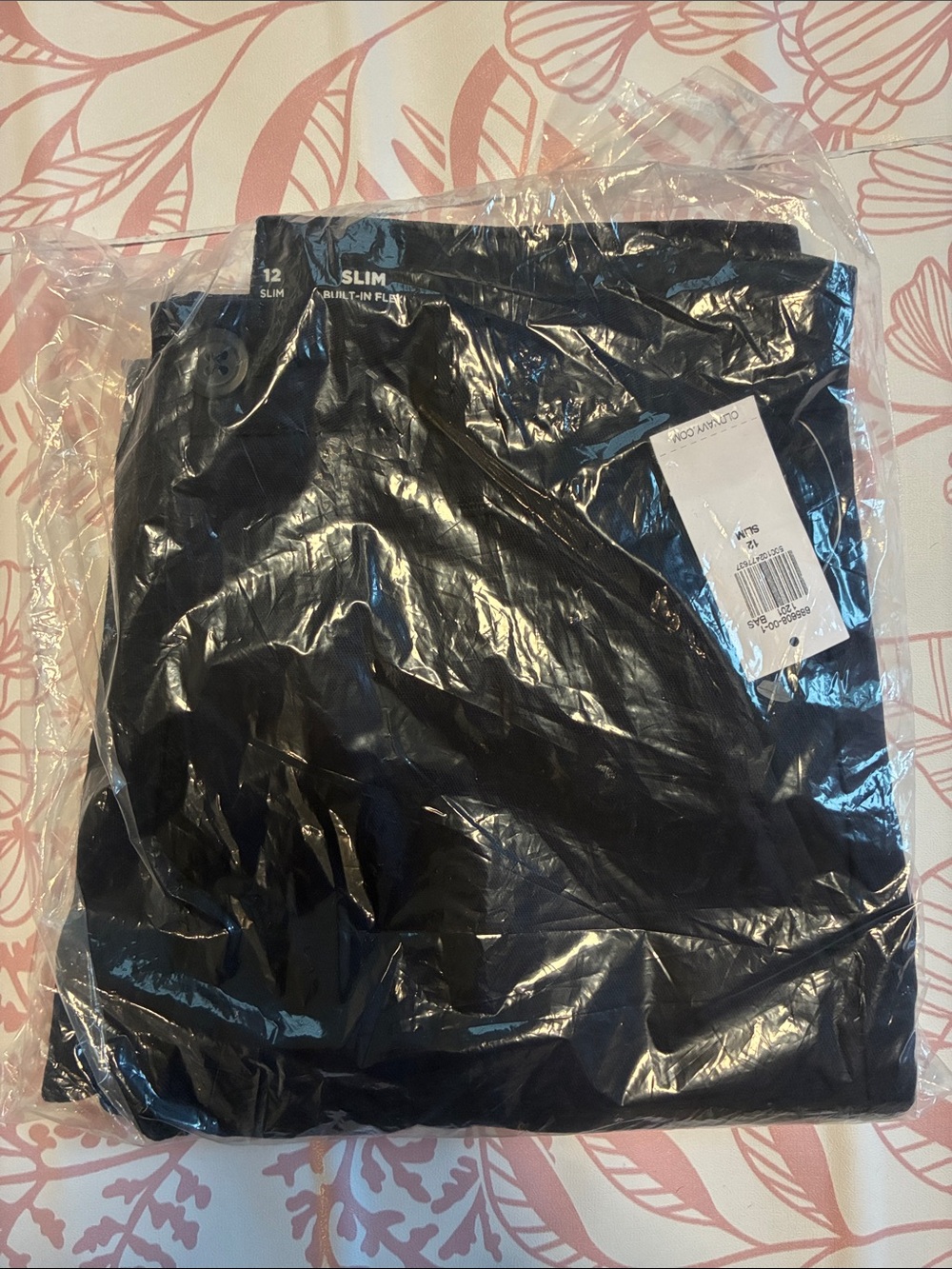 Old Navy Navy Blue Slim Kids Formal Pants